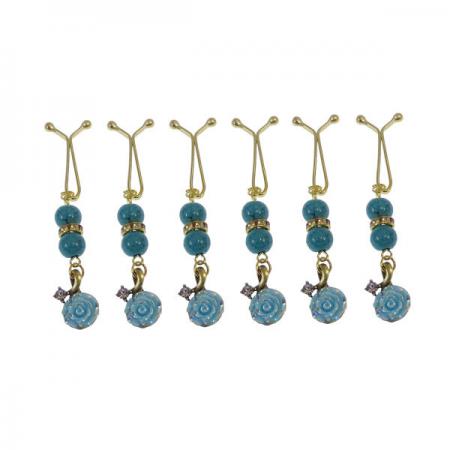 رنگ بندی گیره روسری عقیق زنانه