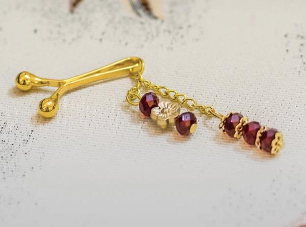 فروش گیره روسری مشکی مجلسی