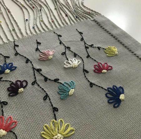 مدل های جدید گیره روسری گلدوزی