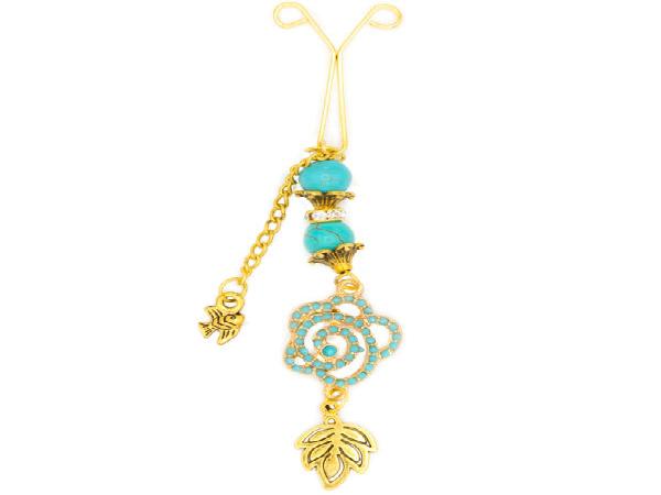 انواع گیره روسری فلزی نگین دار