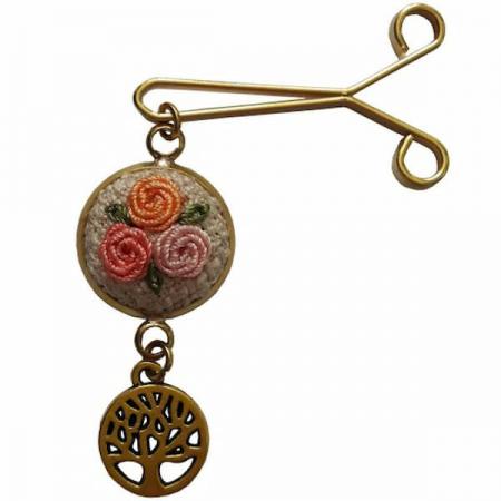 فروش گیره روسری گلدوزی به قیمت پایین