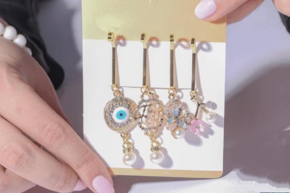 صادرات انواع گیره روسری بسته بندی شده