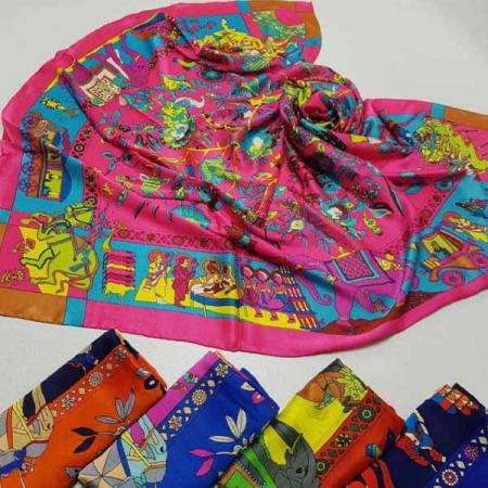 بررسی تغییرات قیمت شال پلیسه دو رنگ