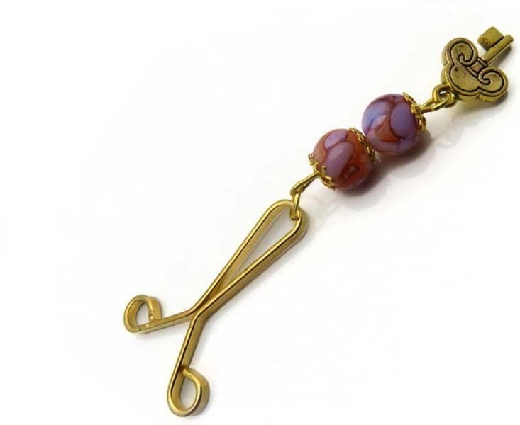 فروش عمده سوزن روسری آویزدار فلزی