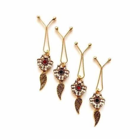 خرید عمده گیره روسری پایه فلزی دست سازگلدوزی