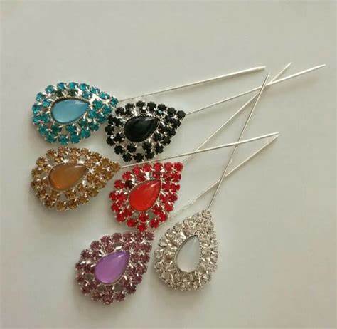 خرید عمده گیره روسری جدید مجلسی آویزدار