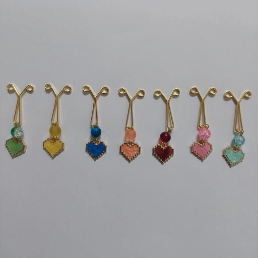 قیمت خرید عمده بهترین گیره روسری طرح برگ رنگی